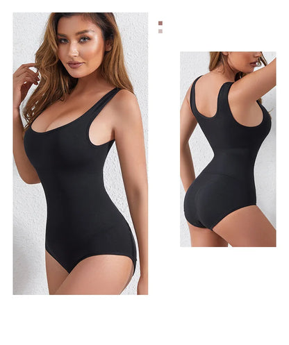 Damen Shapewear Miederslip mit Korsett und weiten Trägern, Figurformender Unterkörperformer, Shapewear für die Zeit nach der Geburt, Bauchkontrolle, Camis, Top