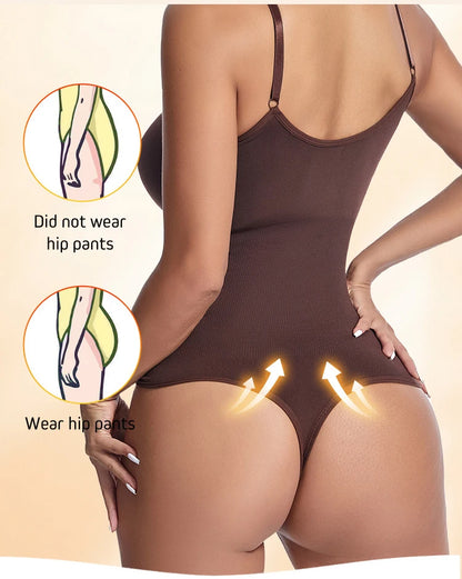 Fajas Colombianas Thong Bodysuit Seamless Shapewear Women Waist Trainer Flat Belly Body Shaper Tummy Control Slimming Underwear