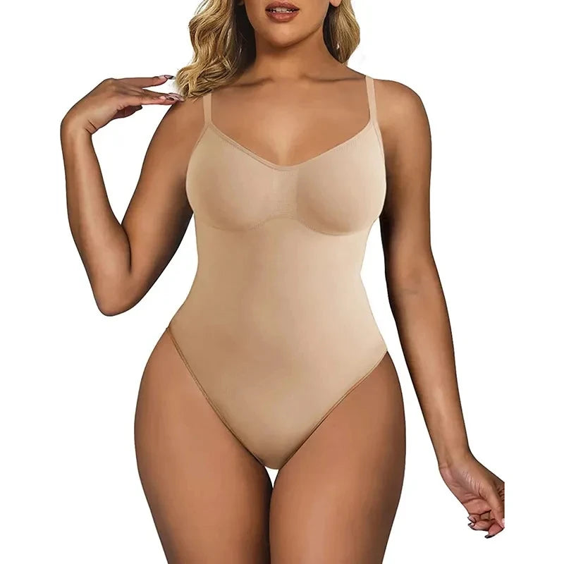 Fajas Colombianas Thong Bodysuit Seamless Shapewear Women Waist Trainer Flat Belly Body Shaper Tummy Control Slimming Underwear