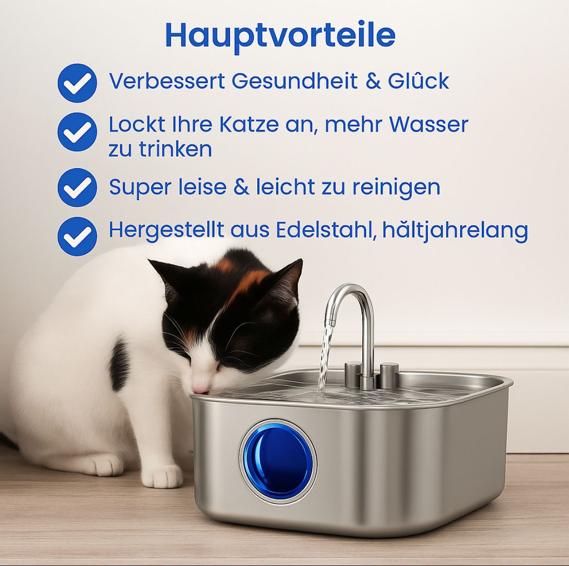Schütze deine Katze vor Dehydration und Harnwegsnotfällen mit trinkbrunen